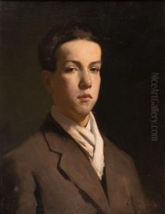 Portrait Of A Young Woman by Leslie Andrew Wilkie
