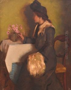 Portrait Of A Lady by Leslie Andrew Wilkie