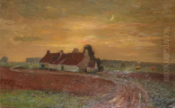 Hoeve In Weids Landschap - view 1