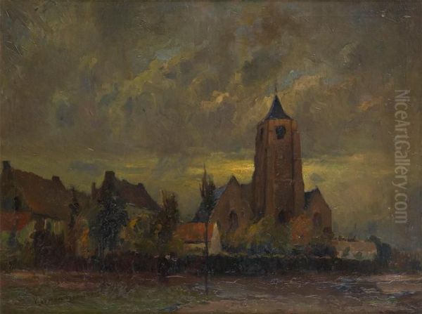 Coucher De Soleil Surl'eglise - view 1