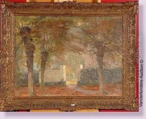 L'entree Du Cimetiere Au Clair De Lune