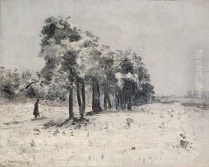 Strolling In The Snow by Andre Broedelet