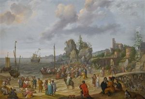 Jesus Preaching On The Shores Of The Sea Of Galilee