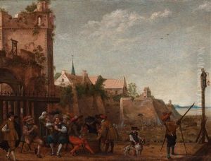 Merry Company By The Ramparts Of Utrecht