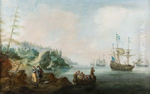 Le Depart Des Marins by Adam Willaerts