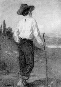 Sketch Of My Son Harry by Archibald Willard