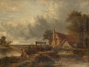 View On The Stour by George Barrell Willcock