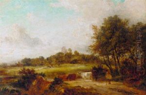 The Road To Bramber Castle by George Barrell Willcock