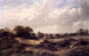 Study From Nature, Hampstead Heath by George Barrell Willcock