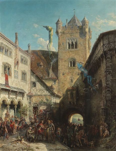 Der Sangerstreit Auf Der Wartburg - view 1