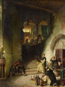 Im Klosterkeller by August Von Wille