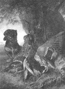 Jagdstilleben by Clara (Boettcher) von Wille