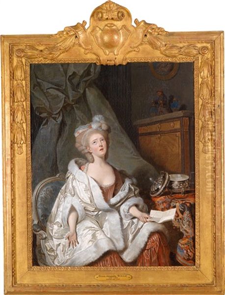Eine Aristokratische Dame In Einem Interieur - view 1