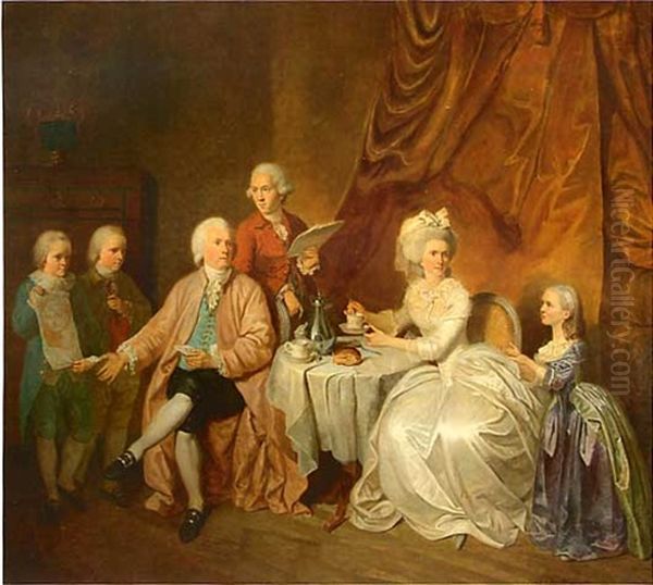 Portrait D'un Amateur Et De Sa Famille - view 1