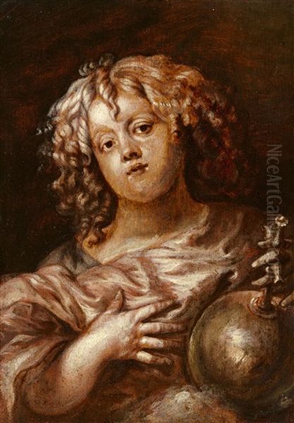 The Christ Child With A Globe - view 1