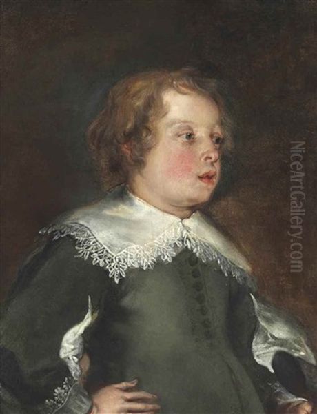 Portrait Of A Young Boy, Half-length - view 1