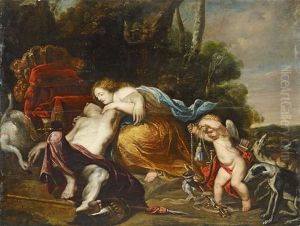 Venus Mourning Adonis by Thomas (Bosschaert) Willeborts