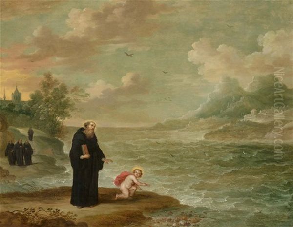 Saint Augustine With A Boy: Allegory Of The Trinity - view 1