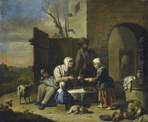 La Famille De Paysans, Dit Aussi Le Benedicite La Famille De Paysans, Dit Aussi Le Benedicite