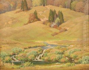 Fruhlingsbach Im Siegerland by Georg Broel