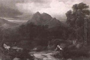 Aufziehhendes Gewitter Bei Civitella by Ernst Willers