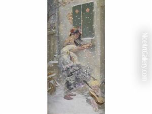 Gitane Au Tambourin Et Amour Sous La Neige Gitane Au Tambourin Et Amour Sous La Neige