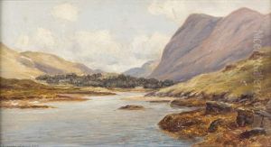 Killary Harbour Looking Towards Aasleagh Cottage by Alexander Williams