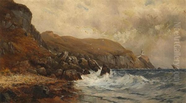 The Bailey Lighthouse, Howth, 1889 - view 1
