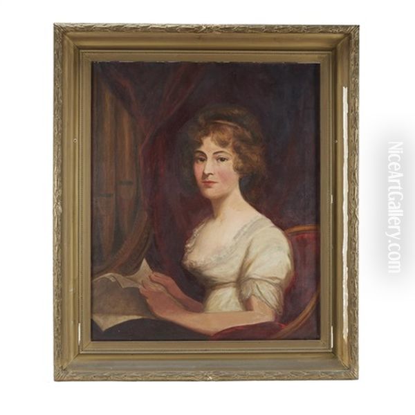 Portrait Of Anna Maria Brodeau Thornton ( After The Original Gilbert Stuart) - view 1