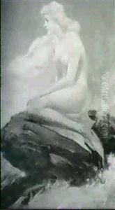 Constance Bennett As A Mermaid by Charles David Williams