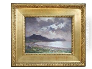 The Lonely Shore - The Eifi Mountains, North Wales by Christopher David Williams