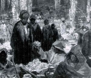 A Moorish Market by Christopher David Williams