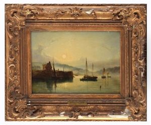 Harbor Scene Harbor Scene