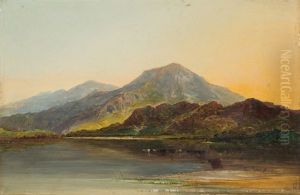 <on The Glaslyn, North Wales> by Edward Charles Williams