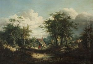 Paisajes Con Campesinos by Edward Charles Williams