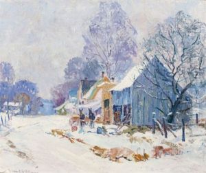 Brown County Homestead In Winter by Edward K. Williams