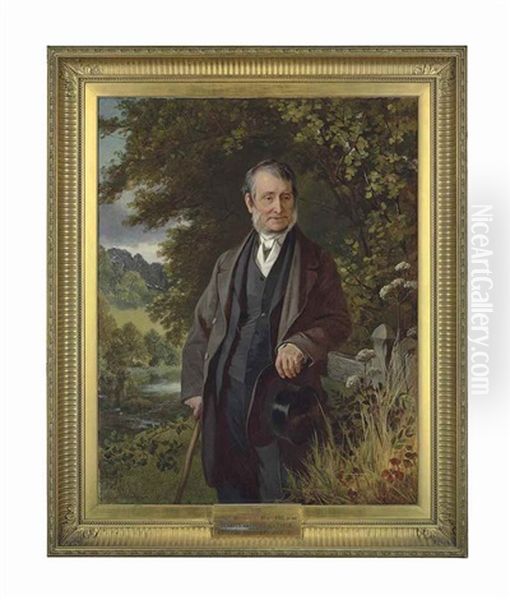 Portrait Of The Rev. Robert Henry Gayer More Of Larden Hall - view 1