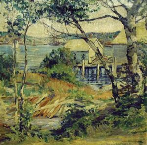 Boothbay Harbor, Maine by Florence White Williams