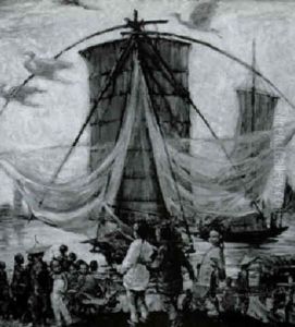 Oriental Arrival by Florence White Williams