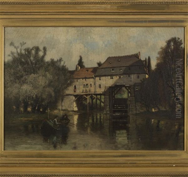 Fishing On The Old Mill Pond - view 1