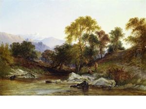 Morning View In Borrowdale, Cumberland by George Augustus Williams