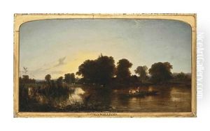 Punting At Dusk