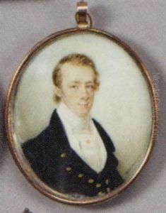 A Gentleman In A White Stock And Black Coat A Gentleman In A White Stock And Black Coat