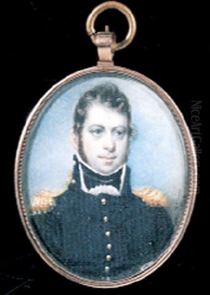 Commodore Bainbridge, Wearing Naval Uniform With Gold Epaulettes - view 1