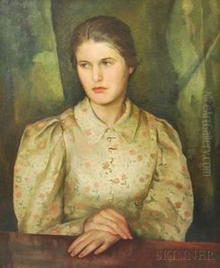 Portrait Of Telka Beal (wife Of William Beal) by Keith Shaw Williams