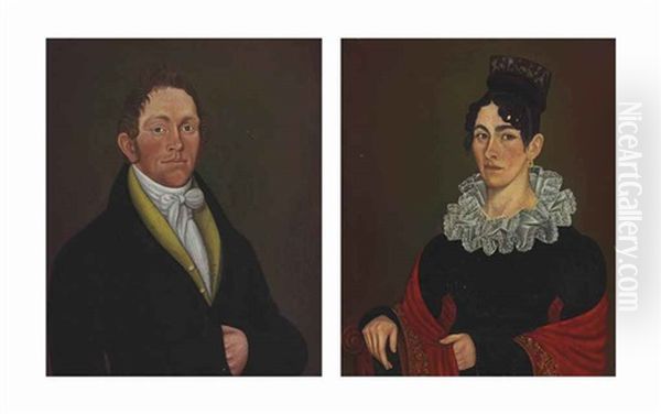 A Pair Of Portraits (2 Works) - view 1