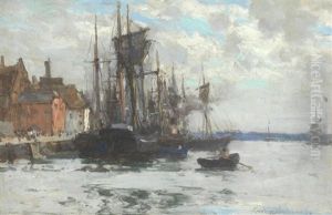 A Bright Morning. Poole Harbour, Dorset by Terrick John Williams