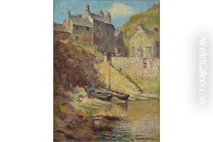 Sunlit Harbour by Terrick John Williams