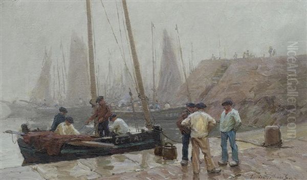 Morning Mist, Concarneau - view 1