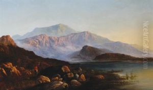 Llyn-frith Craig, Mountain Landscape by Walter Heath Williams